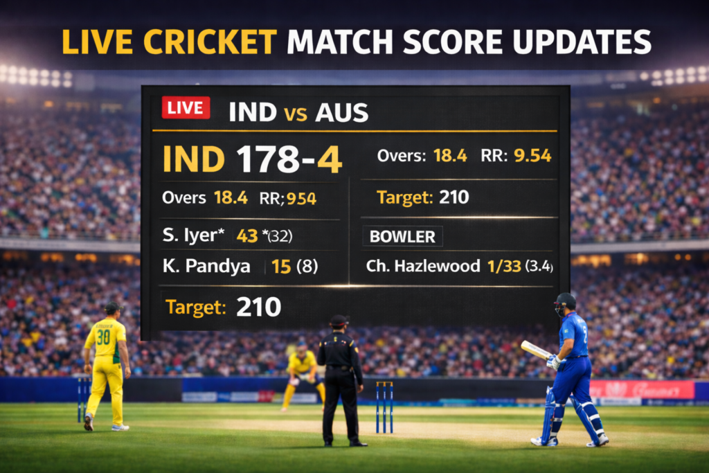 Live Cricket Match Score